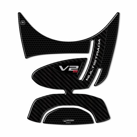Adesivo 3D Paraserbatoio compatibile con moto Ducati Multistrada V2s 950 2022