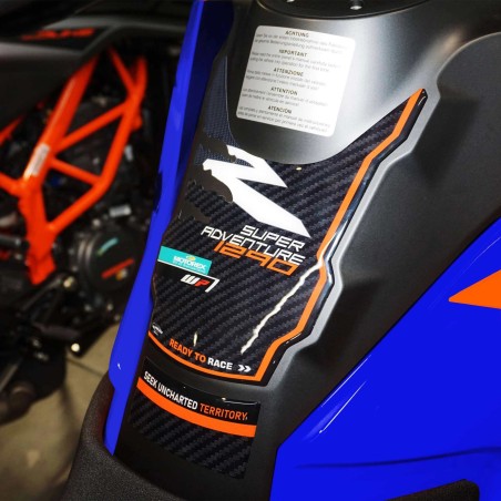 Sticker 3D Tank Guard compatible avec la moto KTM 1290 Super Adventure R 2021-24