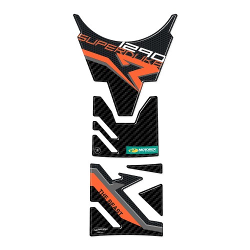 Adesivo 3D Paraserbatoio compatibile con moto KTM 1290 Super Duke R 2020-2022