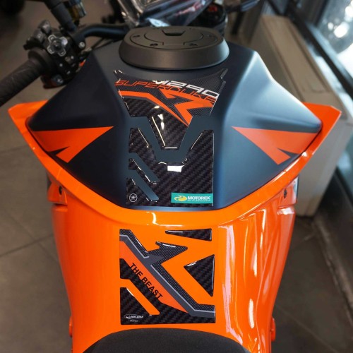 Adesivo 3D Paraserbatoio compatibile con moto KTM 1290 Super Duke R 2020-2022 2