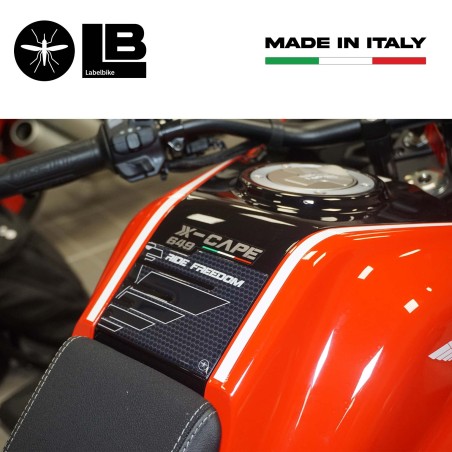 Adesivo 3D Paraserbatoio compatibile con Moto Morini X-CAPE 650 2021-2024