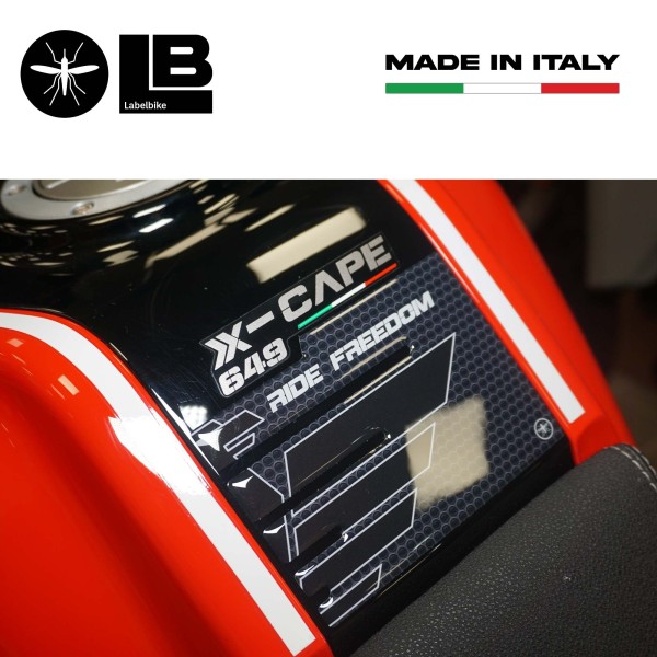 Sticker 3D Tank Guard compatible avec Moto Morini X-CAPE 650 2021-2024