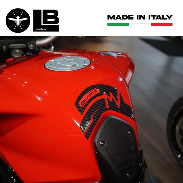 Adesivo 3D Paraserbatoio compatibile con moto Mv Agusta Brutale 800 2016-2021