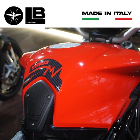Adesivo 3D Paraserbatoio compatibile con moto Mv Agusta Brutale 800 2016-2021