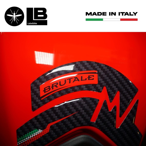 Adesivo 3D Paraserbatoio compatibile con moto Mv Agusta Brutale 800 2016-2021
