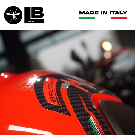 Adesivo 3D Paraserbatoio compatibile con moto Mv Agusta Brutale 800 2016-2021