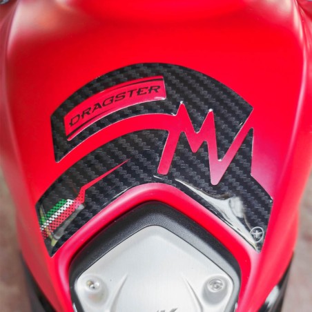 Adesivo 3D Paraserbatoio compatibile con moto Mv Agusta Dragster 800 2020-2023