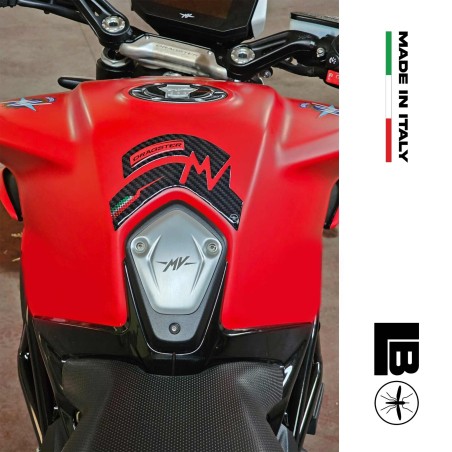 Adesivo 3D Paraserbatoio compatibile con moto Mv Agusta Dragster 800 2020-2023