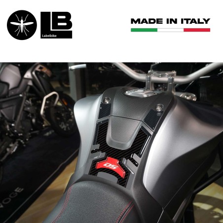Adesivo 3D Paraserbatoio compatibile con serbatoio moto Voge Valico 500DS 2021