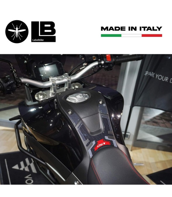 Adesivo 3D Paraserbatoio compatibile con serbatoio moto Voge Valico 500DSX 2021