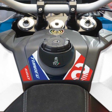 Adesivo 3D Paraserbatoio moto compatibile con Aprilia Tuareg 660 2023-24 Podium