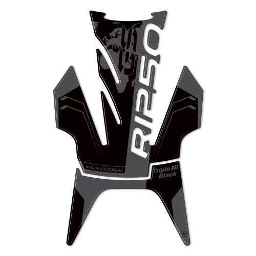 Adesivo 3D Paraserbatoio moto compatibile con BMW R 1250 GS Triple Black 2021-23 2