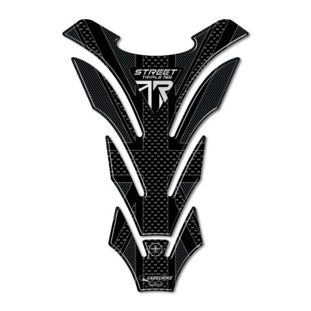 Adesivo 3D Paraserbatoio moto compatibile con Triumph Street Triple 765 R 2023