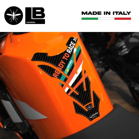 Adesivo 3D Paraserbatoio moto universale compatibile con Ktm