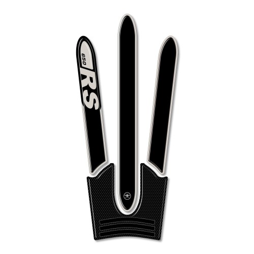 Adesivo 3D Paraserbatoio Proteggi Serbatoio Moto compatibile con Kawasaki Z650RS 2