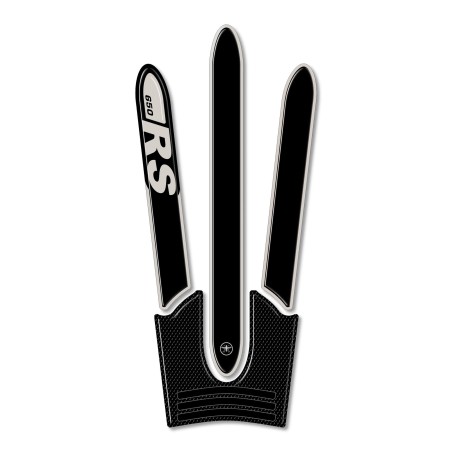 Adesivo 3D Paraserbatoio Proteggi Serbatoio Moto compatibile con Kawasaki Z650RS