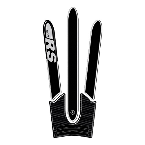 Sticker 3D Tank Protector Motorcycle Tank Protector compatible with Kawasaki Z900RS 2