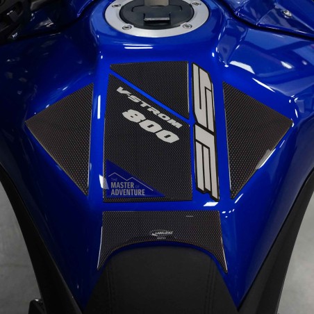 Adesivo 3D Paraserbatoio protezione moto compatibili con Suzuki V-Strom 800SE