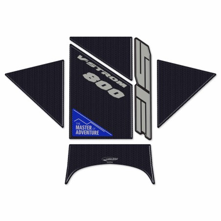Adesivo 3D Paraserbatoio protezione moto compatibili con Suzuki V-Strom 800SE