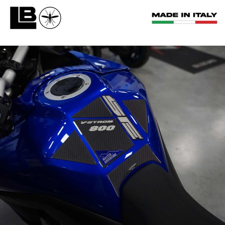 Adesivo 3D Paraserbatoio protezione moto compatibili con Suzuki V-Strom 800SE