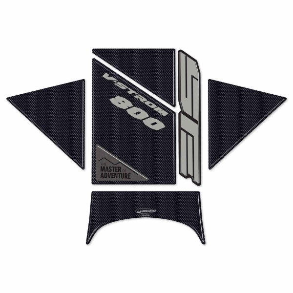 Adesivo 3D Paraserbatoio protezione moto compatibili con Suzuki V-Strom 800SE