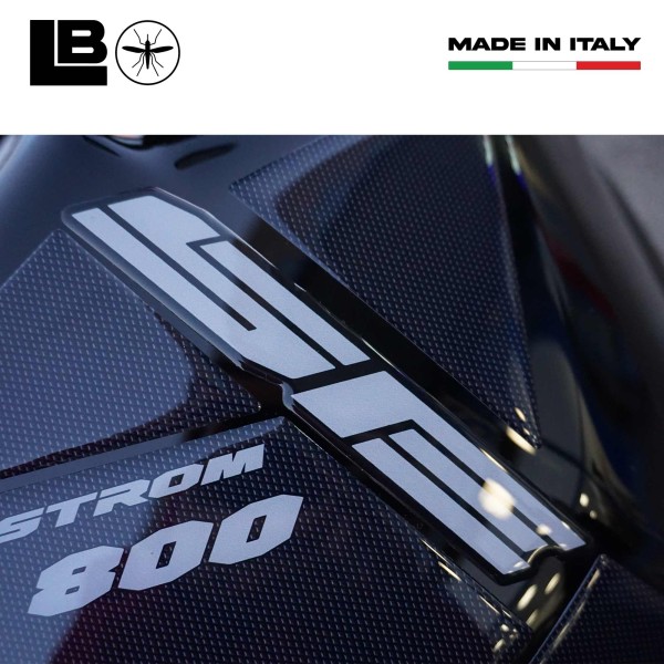 Adesivo 3D Paraserbatoio protezione moto compatibili con Suzuki V-Strom 800SE