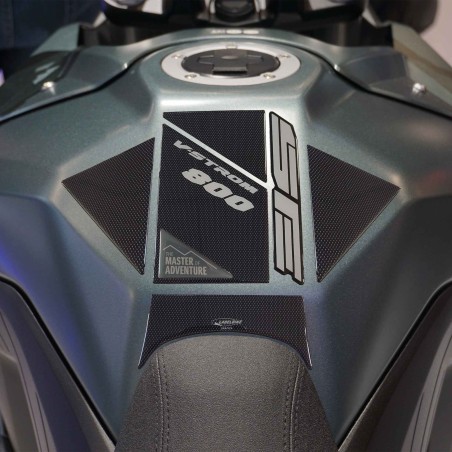 Adesivo 3D Paraserbatoio protezione moto compatibili con Suzuki V-Strom 800SE