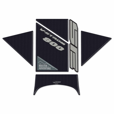 Adesivo 3D Paraserbatoio protezione moto compatibili con Suzuki V-Strom 800SE