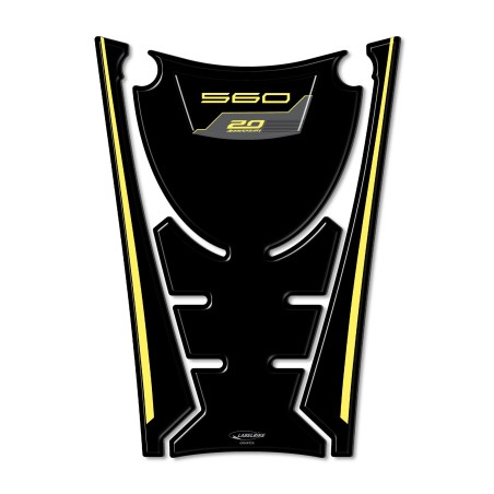 Autocollant 3D pour marchepieds avant compatible avec Yamaha Tmax 560 20Th Anniversary