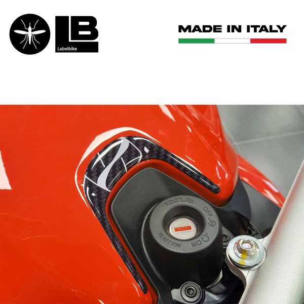 Adesivo 3D per chiave moto compatibile con Ducati Panigale V2 Streetfighter V2