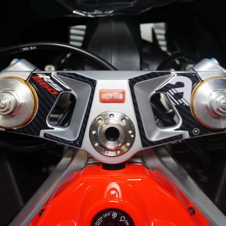 Adesivo 3D Piastra Forcella Sterzo compatibile con Aprilia RS 660 2020-2025