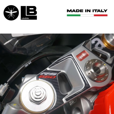 Adhesive 3D Steering Fork Plate compatible with Aprilia RS 660 2020-2025