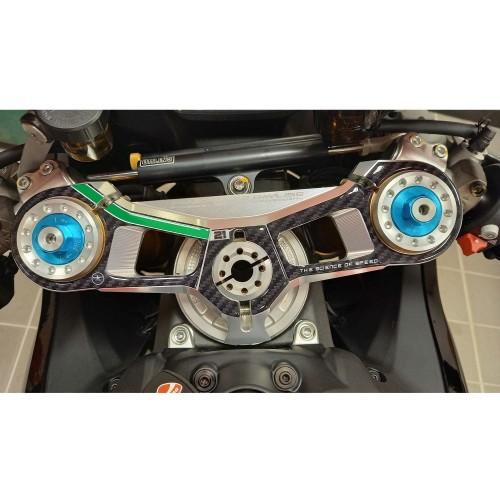 Adhesive 3D Steering Fork Plate compatible with Ducati Panigale V2 Bayliss