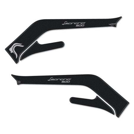 Autocollant 3D Protecteur de talon moto compatible avec Benelli Leoncino 500