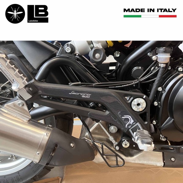 Pegatina 3D Protector talón moto compatible con Benelli Leoncino 500