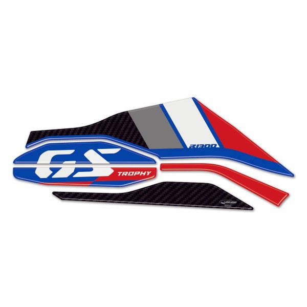 Autocollant 3D Protection pied passager moto compatible avec BMW R1300GS