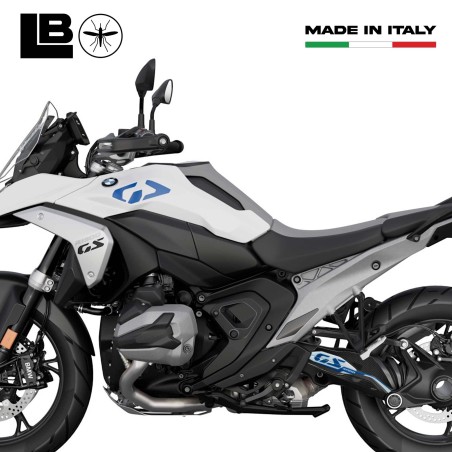 Adesivo 3D Protezione cardano piedi passeggero moto compatibile con BMW R1300GS