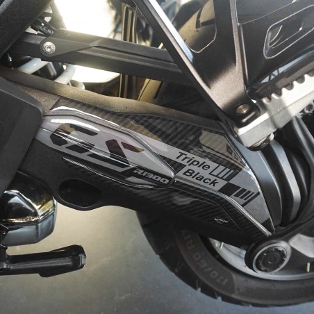 Autocollant 3D Protection pied passager moto compatible avec BMW R1300GS