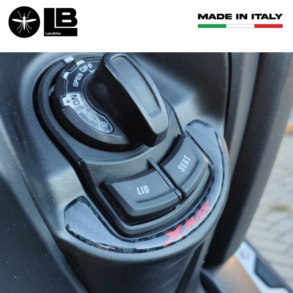Adesivo 3D Protezione chiave accensione compatibile con Yamaha Xmax 300 2017-22