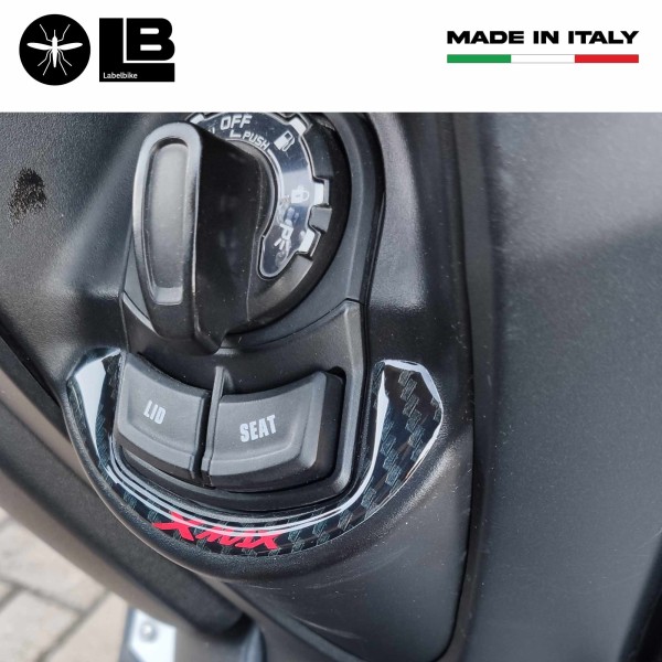 Adesivo 3D Protezione chiave accensione compatibile con Yamaha Xmax 300 2017-22