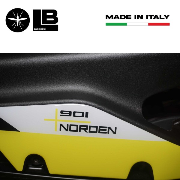 Adesivo 3D Protezione cinghia moto compatibile con Husqvarna Norden 901