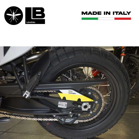 Sticker 3D Motorcycle belt protection compatible with Husqvarna Norden 901