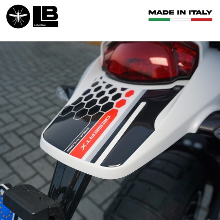 Sticker 3D Rear Tail protector motorbike compatible avec Ducati DesertX