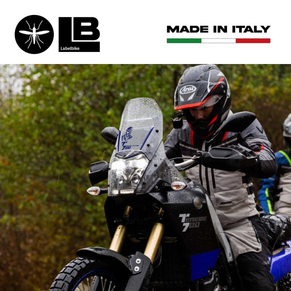 Adesivo 3D Protezione Cupolino compatibile con Yamaha Tenere 700 2019-2022