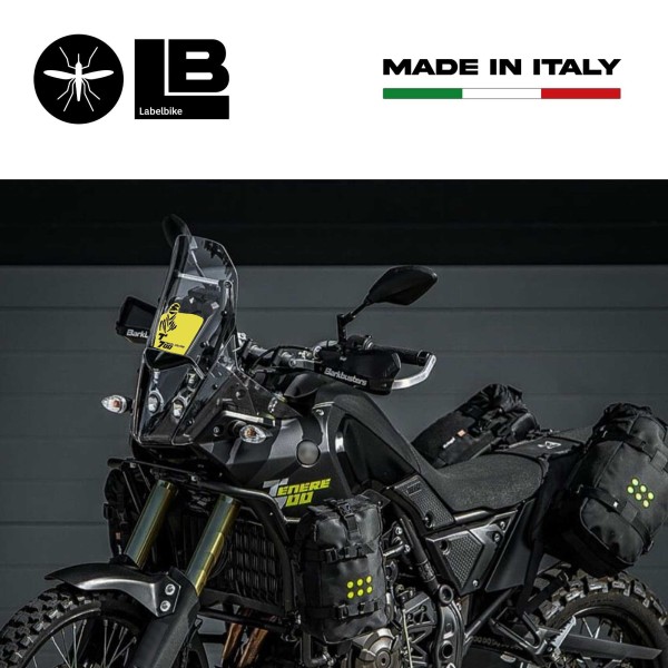 Pegatina 3D protector de parabrisas compatible con Yamaha Tenere 700 2019-2022