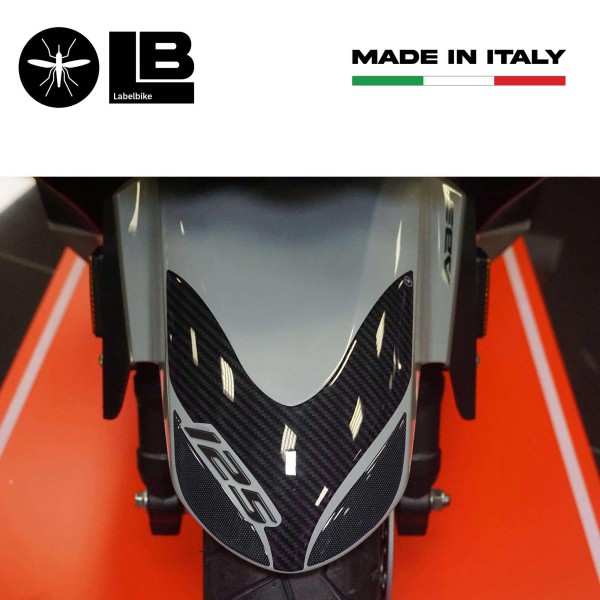 Adhesive 3D Front Fender Protection compatible with Honda Forza 125 2022