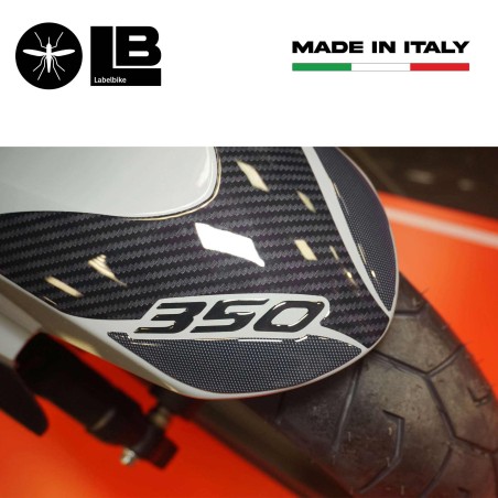 Adesivo 3D Protezione Parafango anteriore compatibile con Honda Forza 350 2022-5