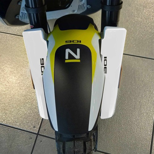 Autocollant de protection de garde-boue 3D compatible avec Husqvarna Norden 901