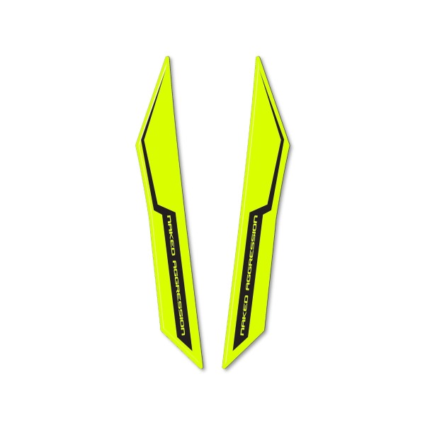 Adhesivo 3D Protección Guardabarros Amarillo FLUO compatible con Suzuki GSX-S 950