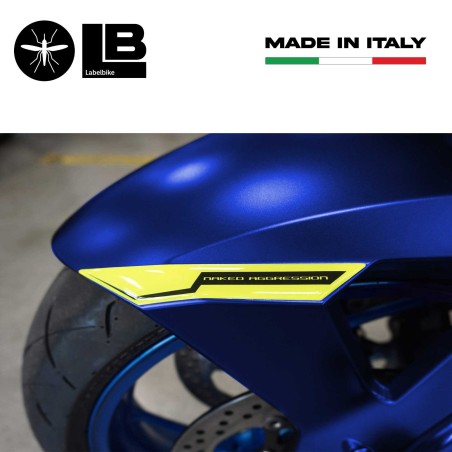Adhesivo 3D Protección Guardabarros Amarillo FLUO compatible con Suzuki GSX-S 950
